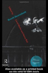 book Brecht Sourcebook