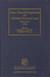 book Yearbook of United Nations Law 1998 (Max Planck Yearbook of United Nations Law)