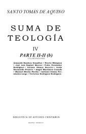 book Suma de teologia, TOMO 4: Parte II-II (b)