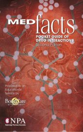 book MEDFACTS POCKET GUIDE OF DRUG INTERACTIONS