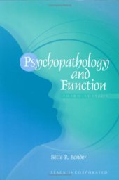 book Psychopathology and Function