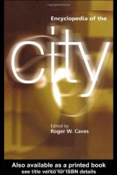 book Encyclopedia of the City