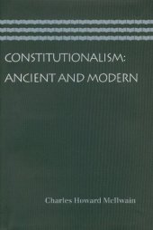 book Constitutionalism: Ancient and Modern