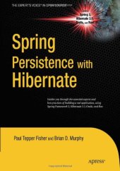 book Spring Persistence with Hibernate (Beginning)