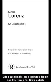 book On Aggression (Routledge Classics)