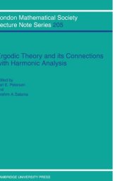 book Ergodic Theory and its Connections with Harmonic Analysis: Proceedings of the 1993 Alexandria Conference