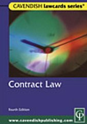 book Contract Law, Fourth Edition (Law Cards)