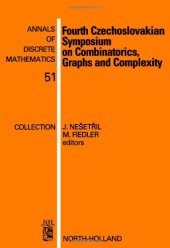 book Fourth Czechoslovakian Symposium on Combinatorics, Graphs and Complexity