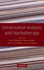 book Conversation Analysis and Psychotherapy