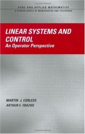 book Linear Systems and Control: An Operator Perspective