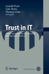 book Trust in IT: Wann vertrauen Sie Ihr Geschäft der Internet-Cloud an?