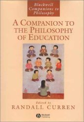 book A Companion to the Philosophy of Education