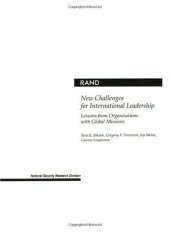 book New Challenges for International Leadership: Lessons from Organizations with Global Missions