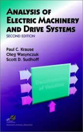 book Analysis of Electric Machinery and Drive Systems (2nd Edition)