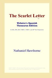 book The Scarlet Letter (Webster's Spanish Thesaurus Edition)