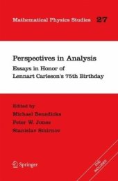 book Perspectives in Analysis: Essays in Honor of Lennart Carleson’s 75th Birthday