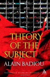 book Theory of the Subject