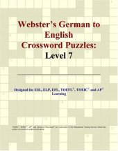 book Webster's German to English Crossword Puzzles: Level 7