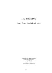 book Harry Potter és a Bölcsek Köve