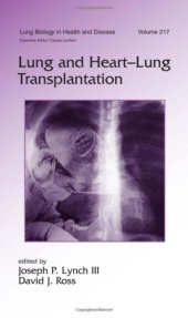 book Lung and Heart-Lung Transplantation