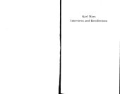 book Interviews and Recollections of Karl Marx (Interviews & recollections)