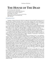 book The House of the Dead (Everyman's Library)