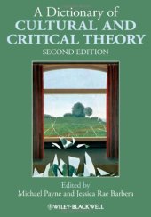 book A Dictionary of Cultural and Critical Theory, Second Edition