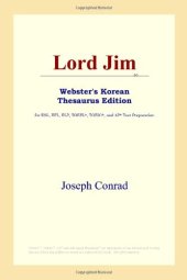 book Lord Jim (Webster's Korean Thesaurus Edition)