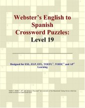 book Webster's English to Spanish Crossword Puzzles: Level 19