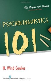 book Psycholinguistics 101