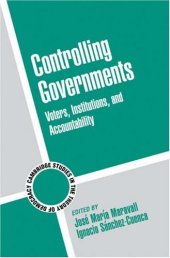 book Controlling Governments: Voters, Institutions, and Accountability