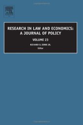 book Research in Law and Economics