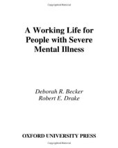 book A Working Life For People With Severe Mental Illness