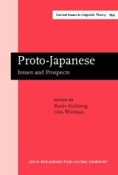 book Proto-Japanese: Issues and Prospects