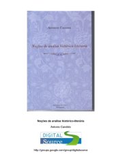 book Nocoes de Analise Historico-Literaria  Portuguese