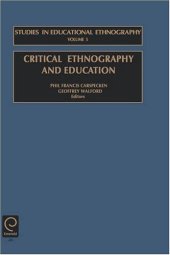 book Critical Ethnography and Education