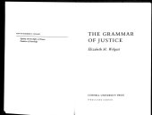 book The Grammar of Justice