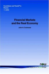 book Financial Markets and the Real Economy (Foundations and Trends in Finance)