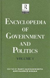 book Encyclopedia of Government and Politics, Volume 1 (Routledge Reference)