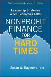 book Nonprofit Finance for Hard Times: Leadership Strategies When Economies Falter