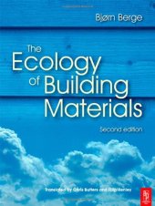 book The Ecology of Building Materials, Second Edition