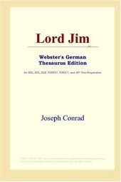 book Lord Jim (Webster's German Thesaurus Edition)