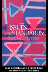 book Issues In Setting Standards: Establishing Standards