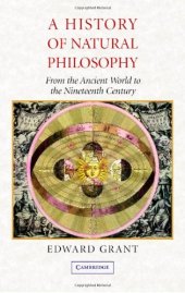 book A History of Natural Philosophy: From the Ancient World to the Nineteenth Century