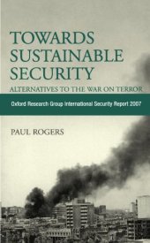 book Towards Sustainable Security: Alternatives to the War on Terror