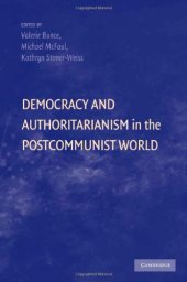 book Democracy and authoritarianism in the postcommunist world