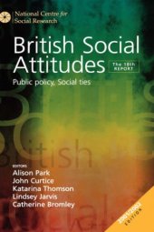 book British Social Attitudes: Public Policy, Social Ties: The 18th Report