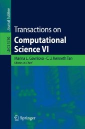 book Transactions on Computational Science VI