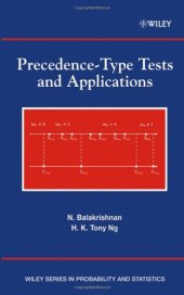 book Precedence-Type Tests and Applications (Wiley Series in Probability and Statistics)