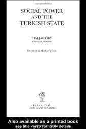 book Social Power and the Turkish State